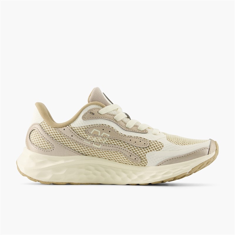 New Balance Womens Fresh Foam Arishi V4 Tiralux Neutral Running Shoes Incense/Angora/Light Gold Metallic - Image 5