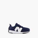 New Balance Infant 327 New-B Hook And Loop Trainers Navy/White
