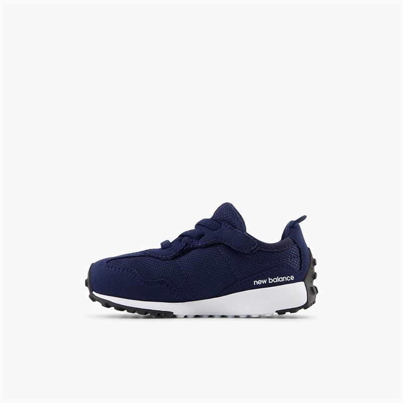 New Balance Infant 327 New-B Hook And Loop Trainers Navy/White - Image 5