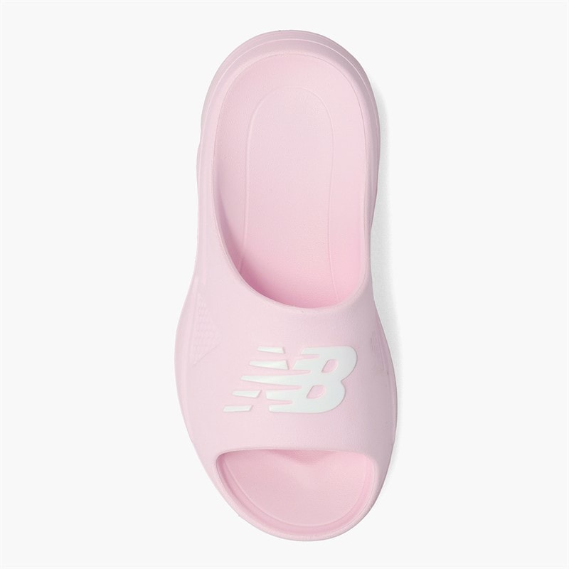 New Balance Womens Fuel Cell Sliders Rose Sugar/White - Image 4