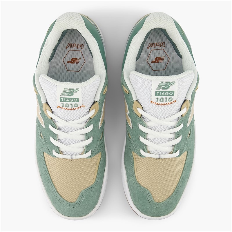 New Balance Mens Numeric Tiago Lemos 1010 Trainers Dark Juniper/Sandstone - Image 4