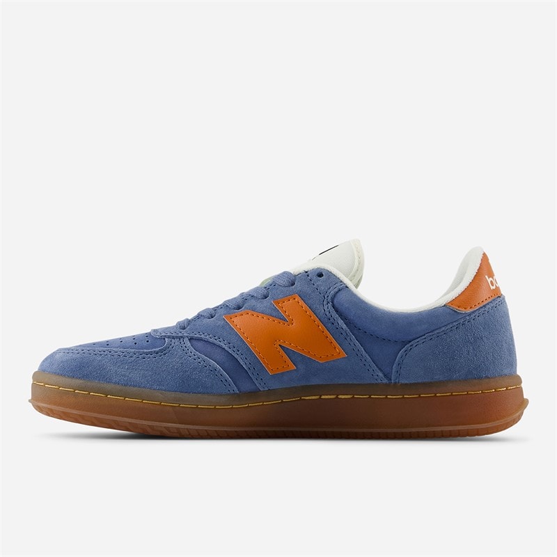 New Balance T500 Trainers Shoreline Blue/Sienna - Image 5
