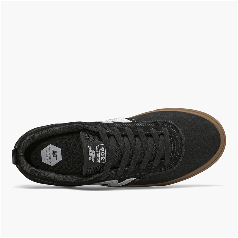 New Balance Mens Numeric Jamie Foy 306 Trainers Black/Gum - Image 3