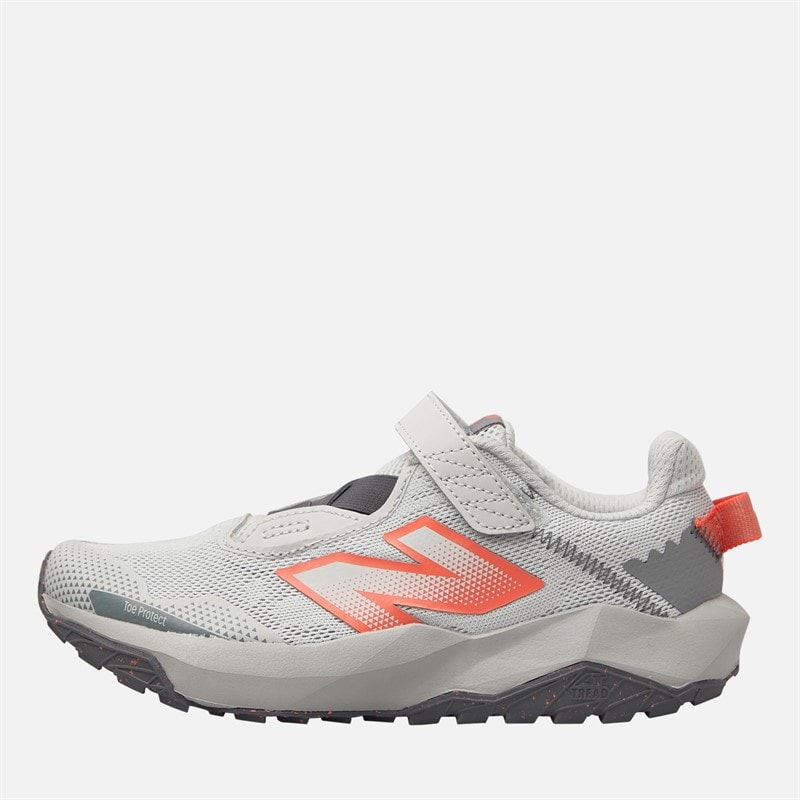 New Balance Kids Dynasoft Nitrel V6 Bungee Lace Running Shoes Grey Matter/Slate Grey/Flare