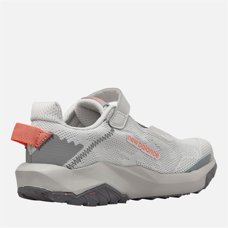 New Balance Kids Dynasoft Nitrel V6 Bungee Lace Running Shoes Grey Matter/Slate Grey/Flare - Image 5