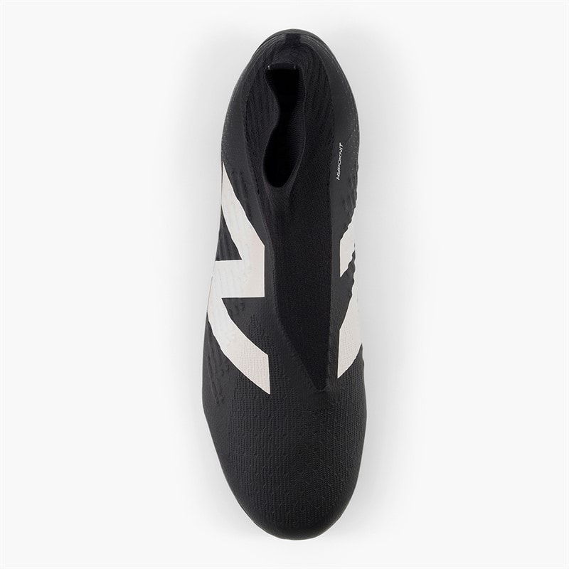 New Balance Mens Tekela Magia V4+ Laceless FG Firm Ground Football Boots Black/White/True Red - Image 4