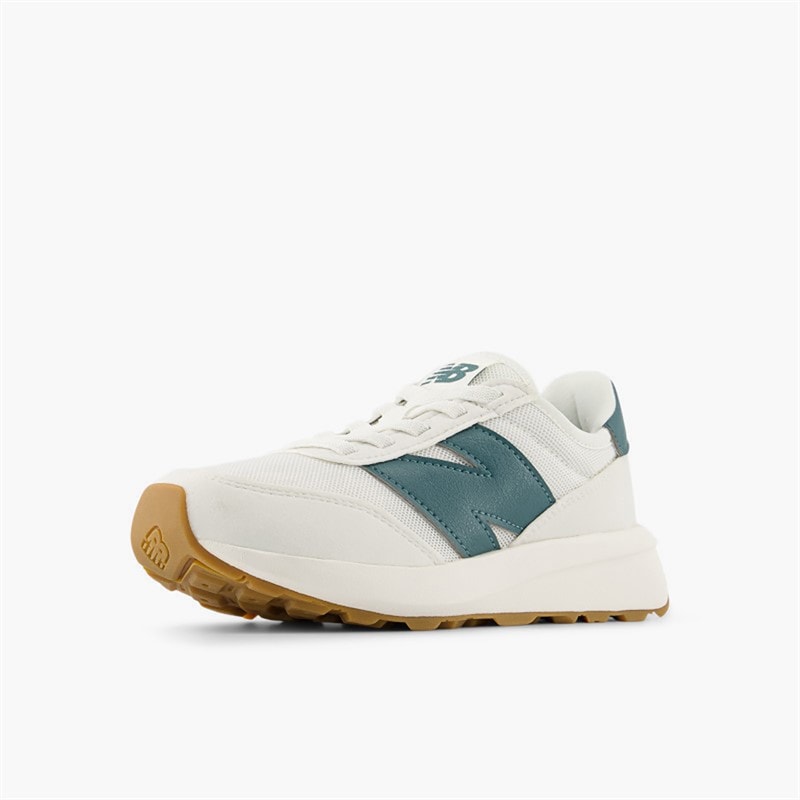 New Balance Kids 370 Bungee Lace Trainers Reflection/Sea Salt - Image 3