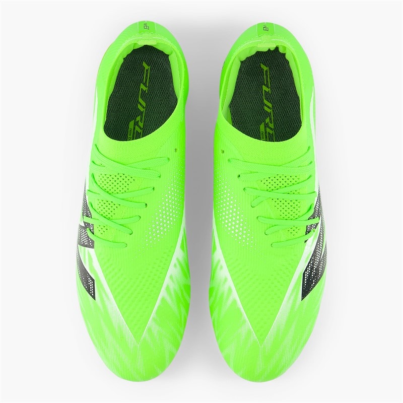 New Balance Mens Furon Elite V8 MG Multi Ground Football Boots Pixel Green/Black/Silver - Image 4