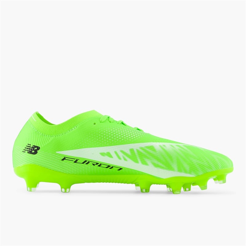 New Balance Mens Furon Elite V8 MG Multi Ground Football Boots Pixel Green/Black/Silver - Image 5