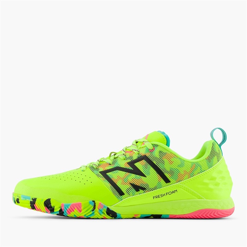 New Balance Mens Audazo Pro V6 IN Indoor Football Boots Hi-Lite/Light Cyclone/Black