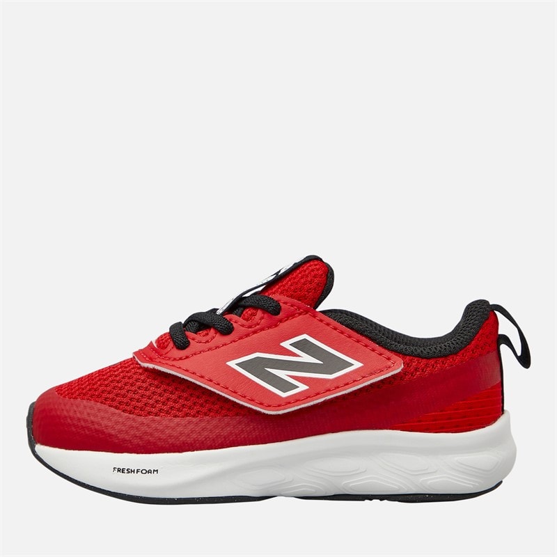 New Balance Infant Fresh Foam 625 New-B Hook And Loop Neutral Running Shoes Red Black - Image 1