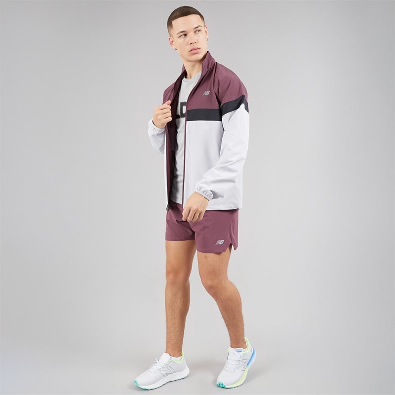 New Balance Mens London Edition Marathon Running Jacket Faded Purple - Image 4