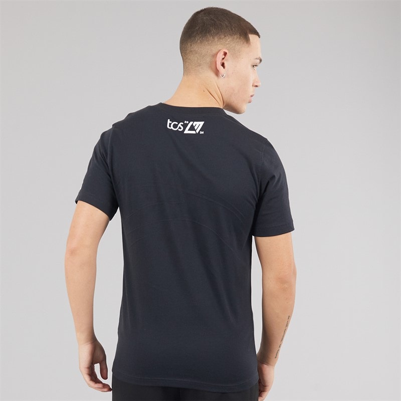 New Balance Mens London Edition Run London Graphic T-Shirt Black - Image 2