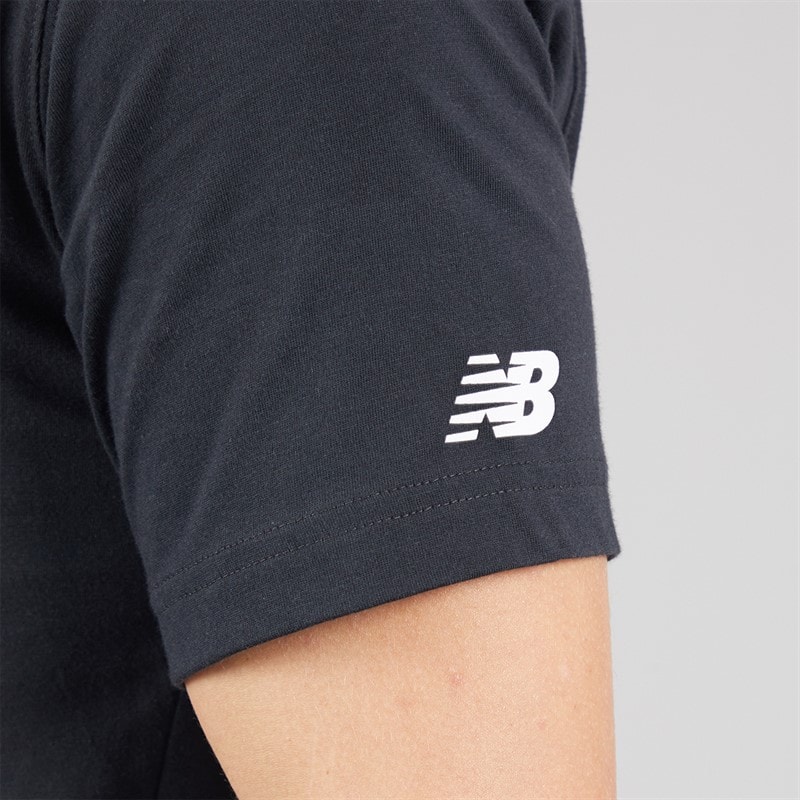 New Balance Mens London Edition Run London Graphic T-Shirt Black - Image 5