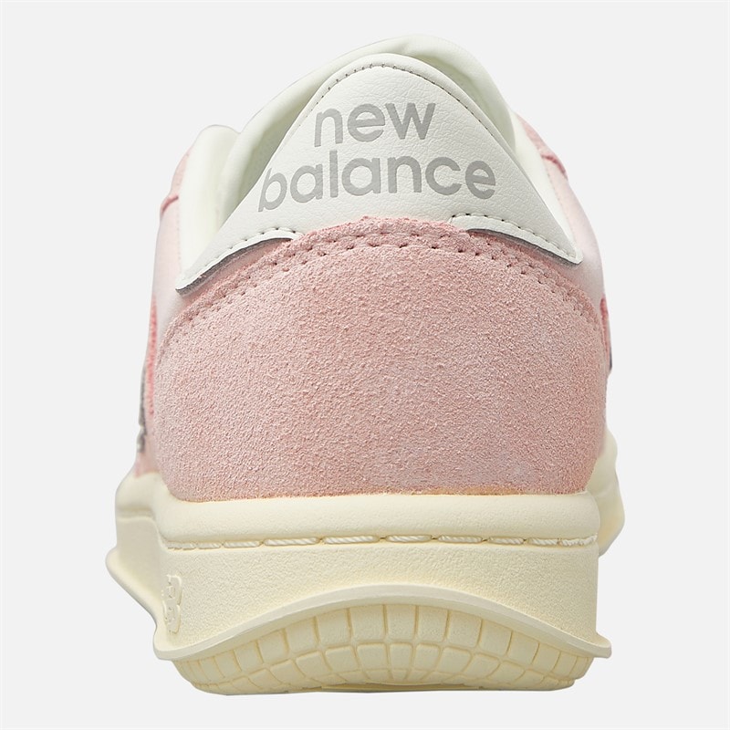 New Balance Junior Girls T500 Trainers White/Pink - Image 3