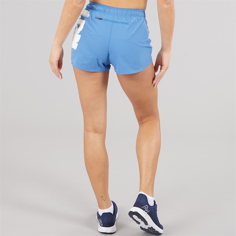 New Balance Womens London Edition RC 3 Inch Running Shorts Sea Salt - Image 2