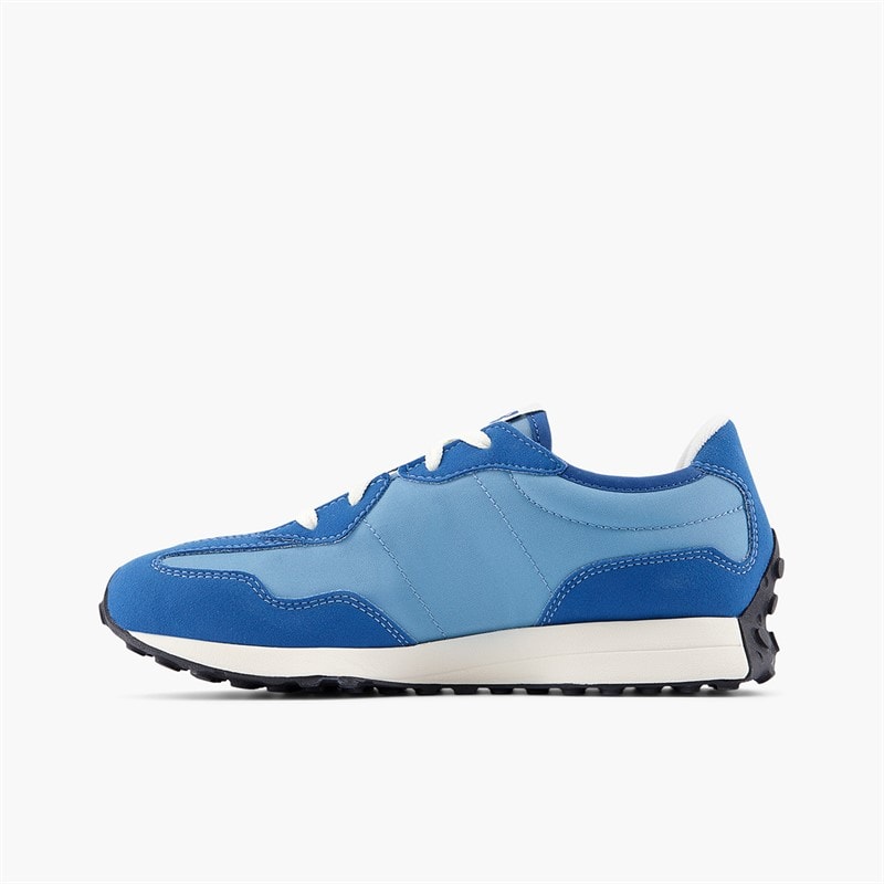 New Balance Junior 327 Trainers Light Chrome Blue/White - Image 5