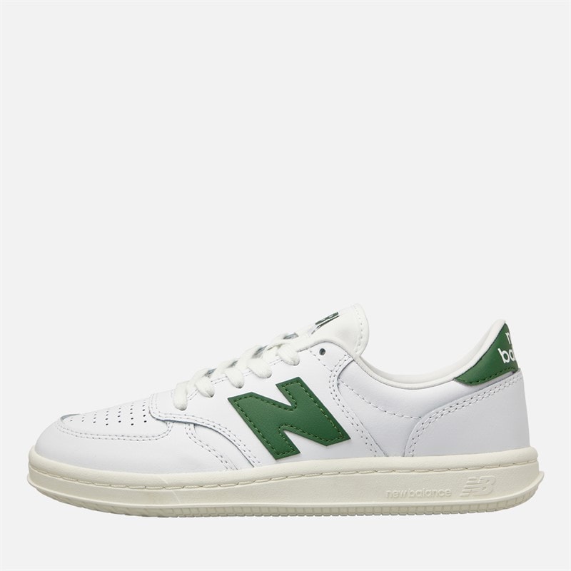 New Balance Junior T500 Trainers Dark Alpine Green/White - Image 1