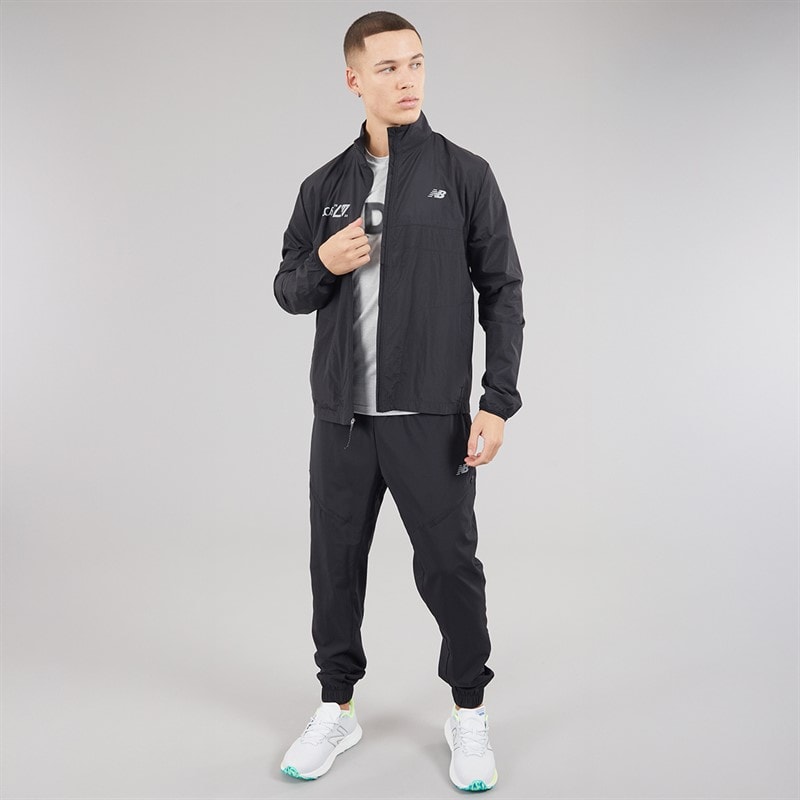 New Balance Mens London 2024 Edition Athletics Packable Running Jacket Black - Image 4