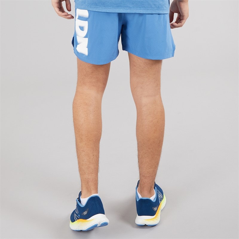 New Balance Mens London Edition RC 5 Inch Running Shorts Sea Stone - Image 2