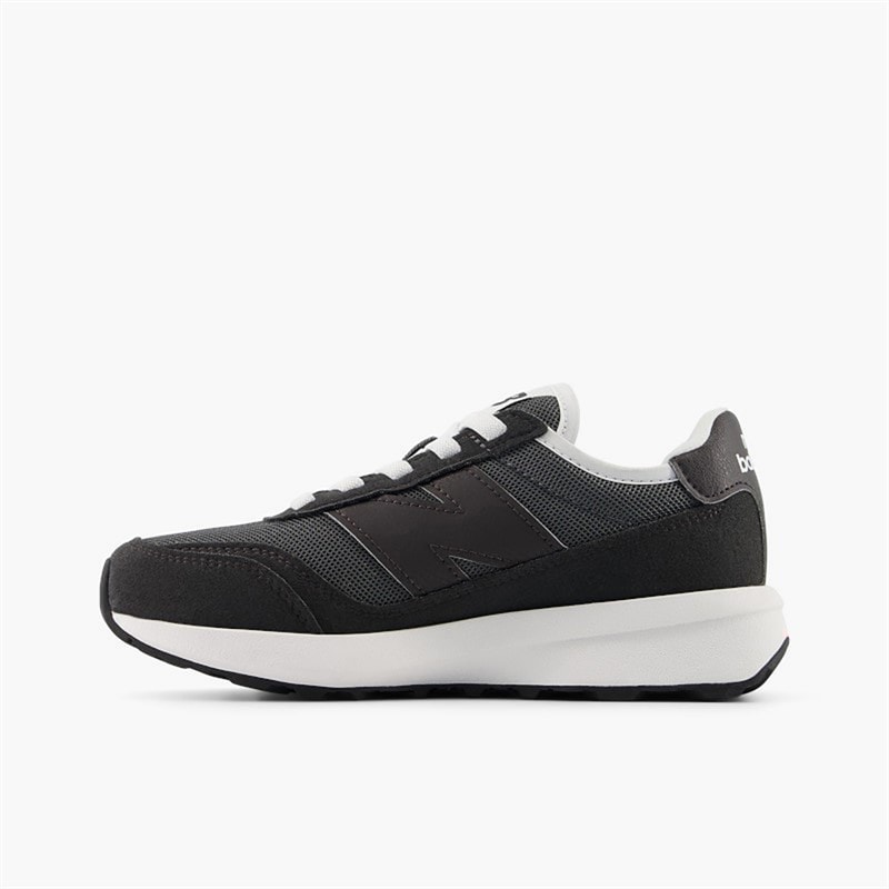 New Balance Kids 370 Bungee Lace Trainers Black - Image 5