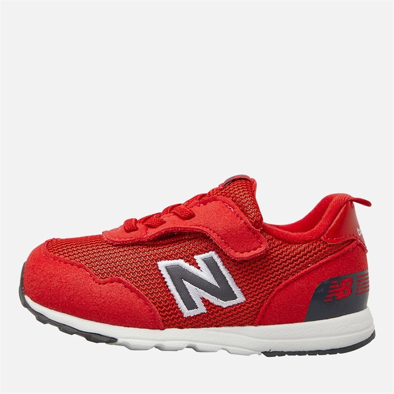 New Balance Infant 515 New-B Hook And Loop Trainers Red Navy White - Image 1