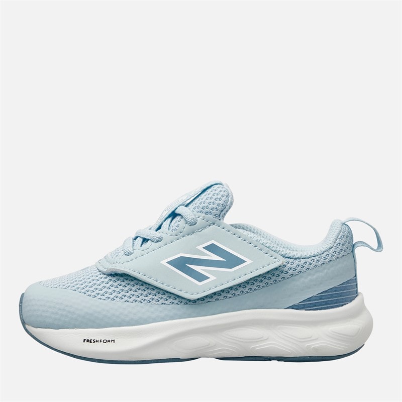 New Balance Infant Fresh Foam 625 New-B Hook And Loop Neutral Running Shoes Blue/White - Image 1
