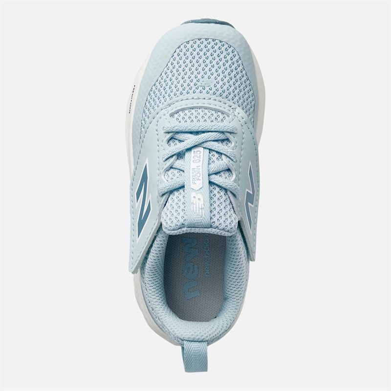 New Balance Infant Fresh Foam 625 New-B Hook And Loop Neutral Running Shoes Blue/White - Image 4