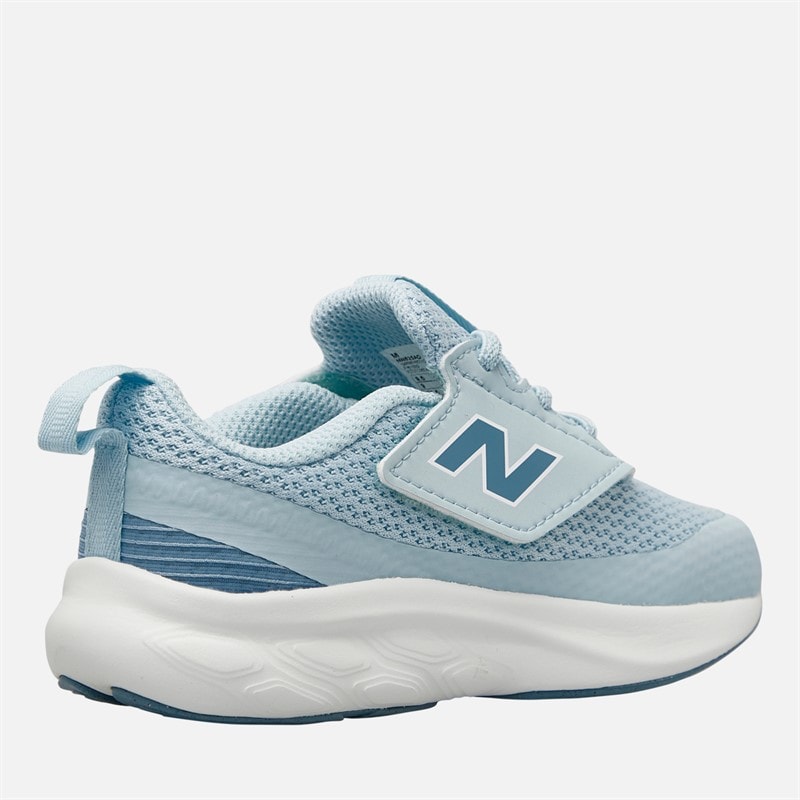 New Balance Infant Fresh Foam 625 New-B Hook And Loop Neutral Running Shoes Blue/White - Image 5