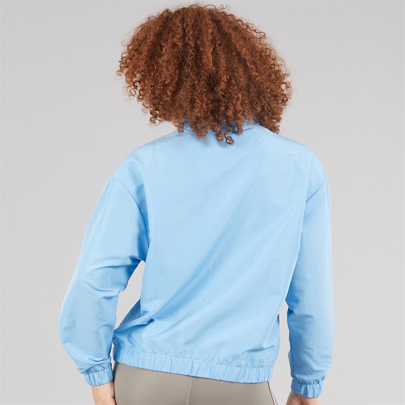 New Balance Womens Sport Woven Track Jacket Blue - Image 2