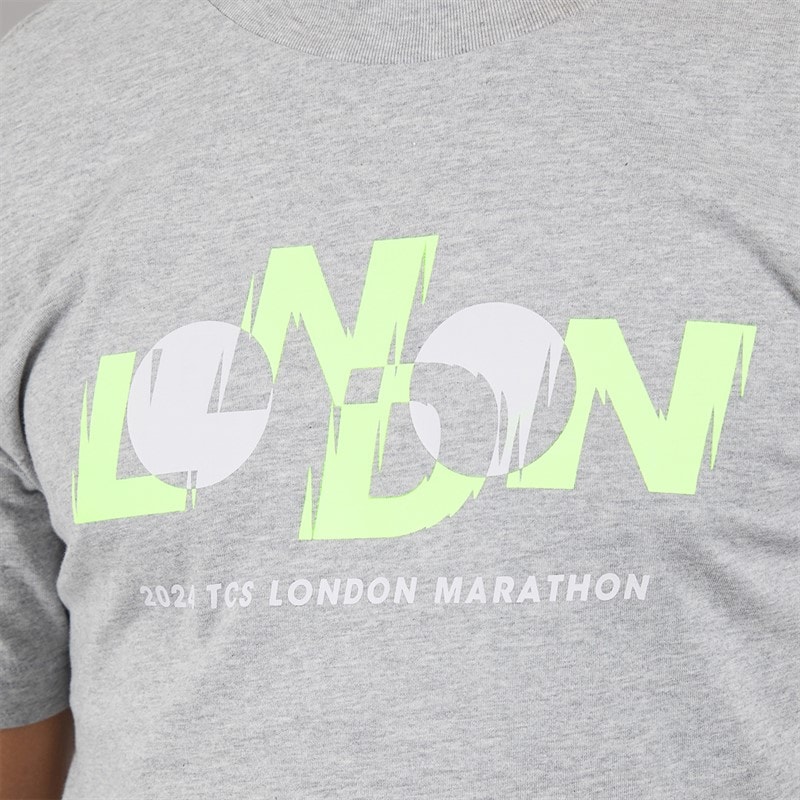 New Balance Mens London Edition Graphic T-Shirt Agave Green - Image 3