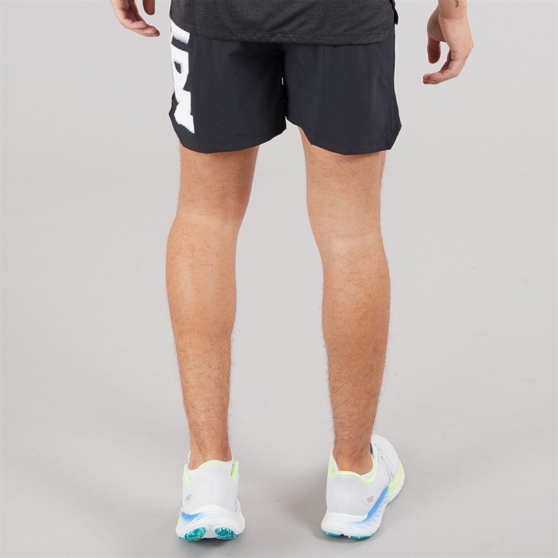 New Balance Mens London Edition RC 5 Inch Running Shorts Black - Image 2