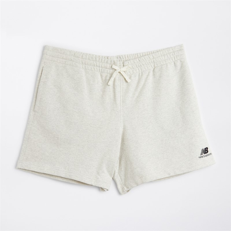 New Balance Uni-ssentials French Terry Short Sea Salt Heather - Image 1