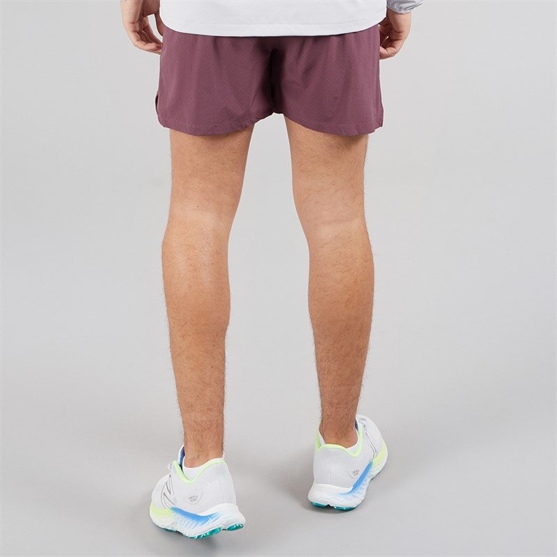 New Balance Mens London Edition RC 5 Inch Running Shorts Faded Purple - Image 2