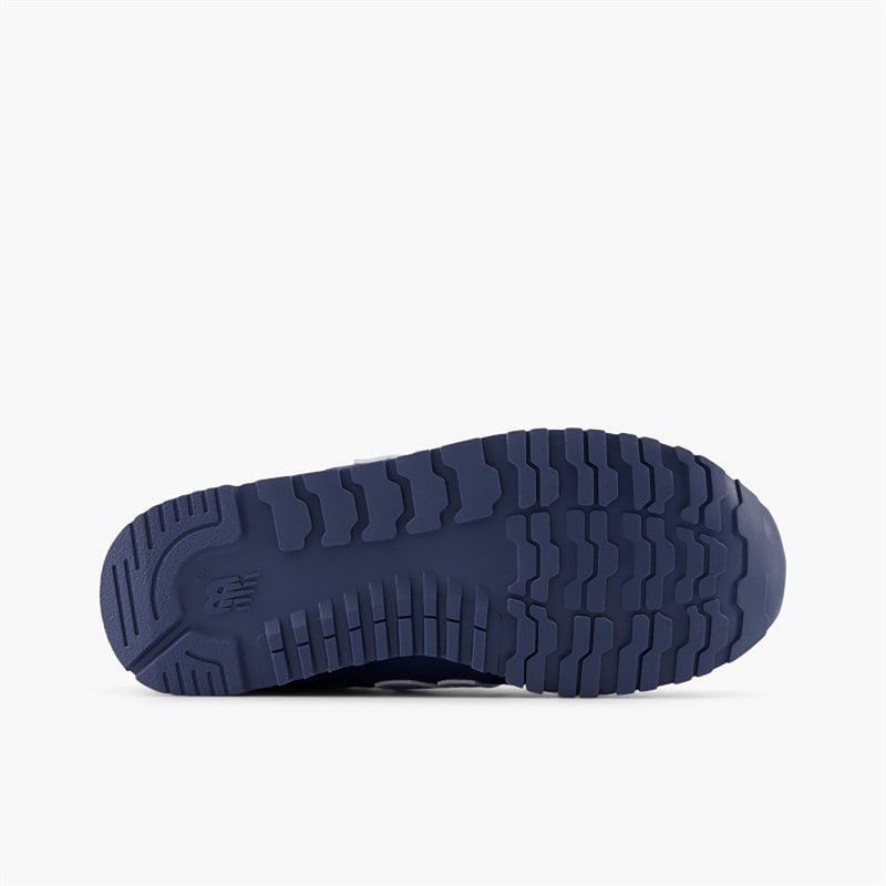 New Balance Kids 500 Hook And Loop Trainers Navy/Purple - Image 2