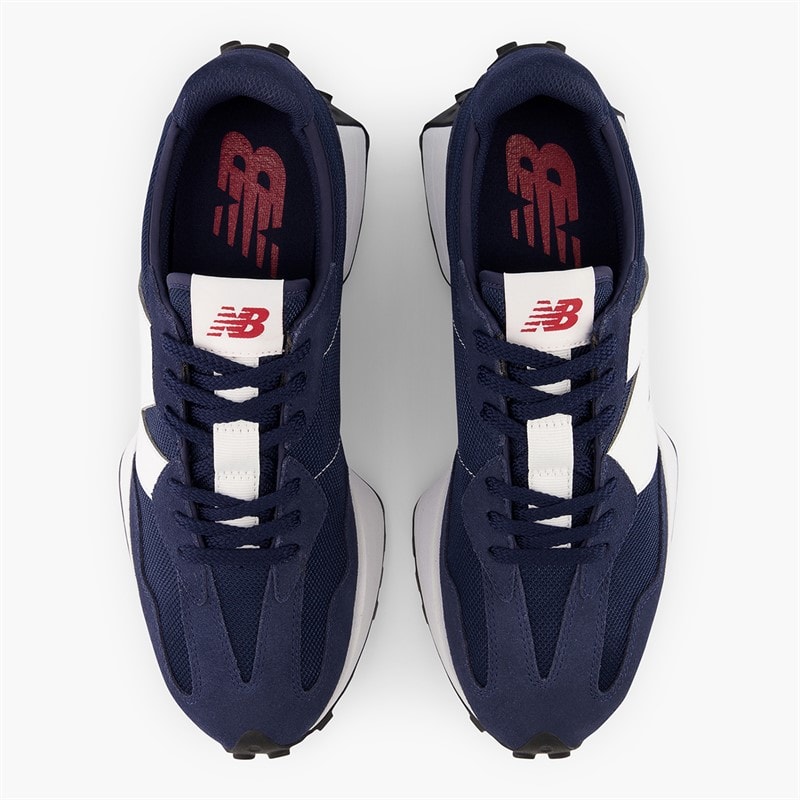New Balance 327 Trainers Natural Indigo/White - Image 4