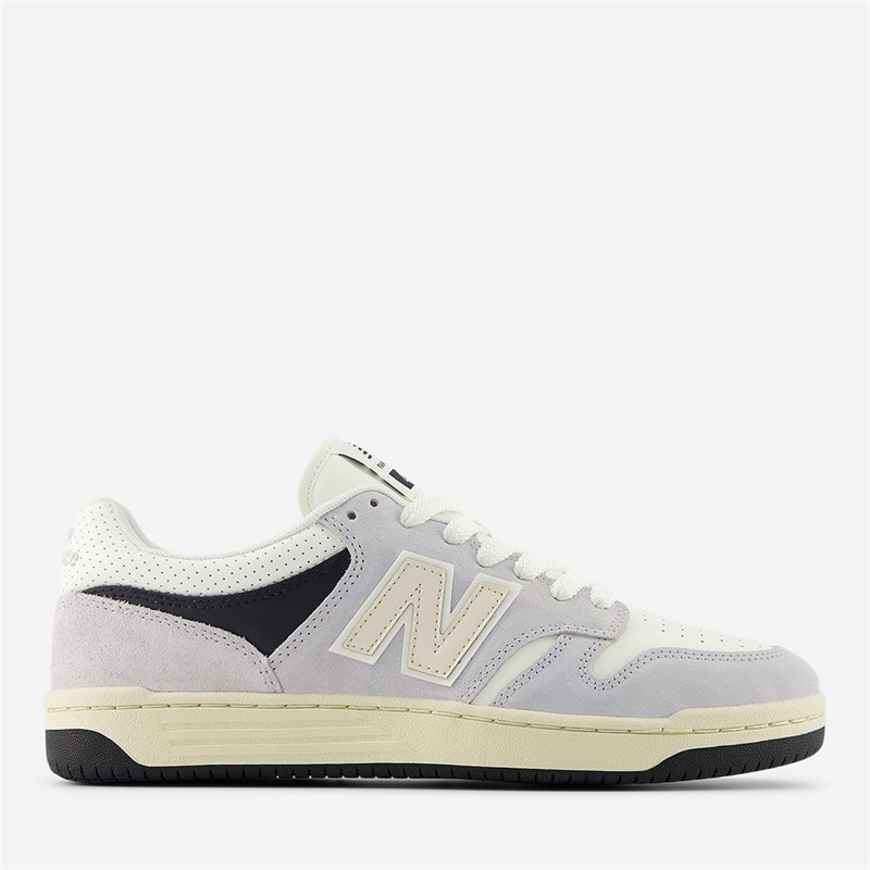 New Balance 480 Trainers Grey/Sea Salt - Image 1