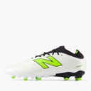 New Balance Mens Tekela Team V5 Low Laced FG Firm Ground Football Boots White/Black/Pixel Green