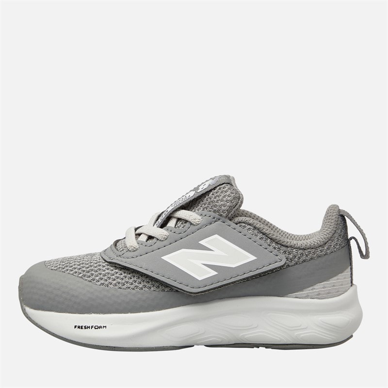 New Balance Infant Fresh Foam 625 New-B Hook And Loop Neutral Running Shoes Grey/White - Image 1