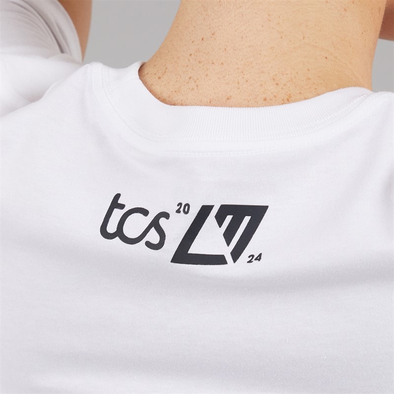New Balance Womens London Edition Graphic T-Shirt White - Image 5