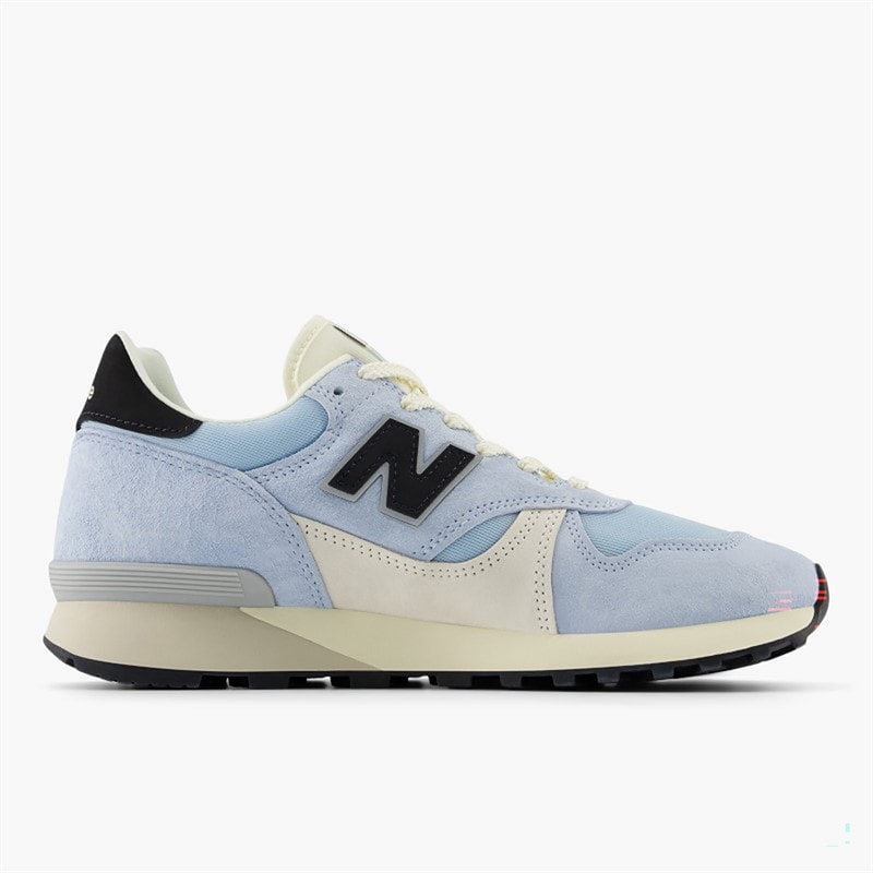 New Balance 475 Trainers Light Chrome Blue/Black/Linen - Image 5