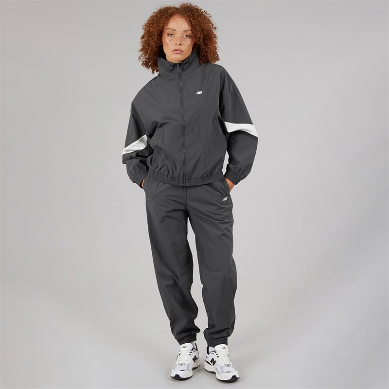 New Balance Womens Athletics Remastered Woven Pants Black - Image 3