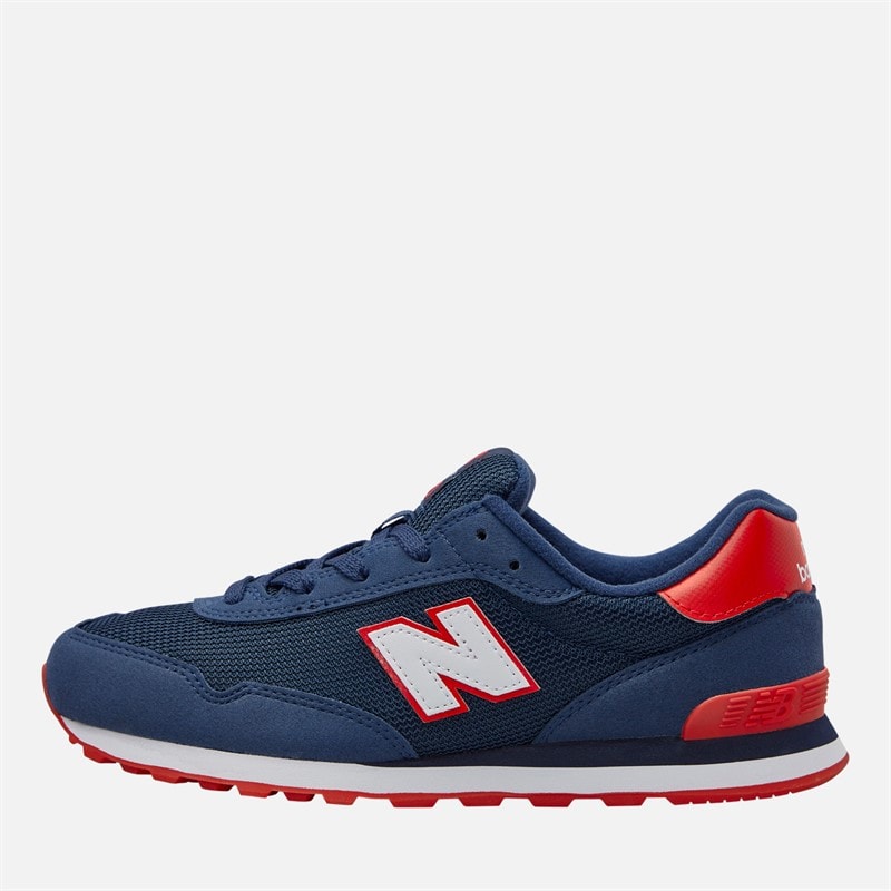 New Balance Junior 515 Lace Trainers Navy/True Red