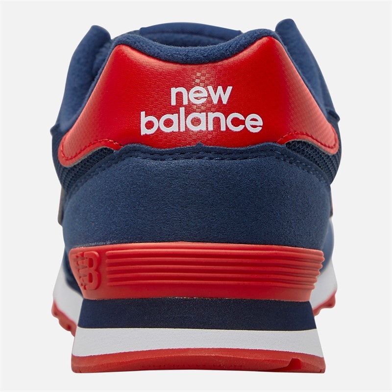 New Balance Junior 515 Lace Trainers Navy/True Red - Image 3