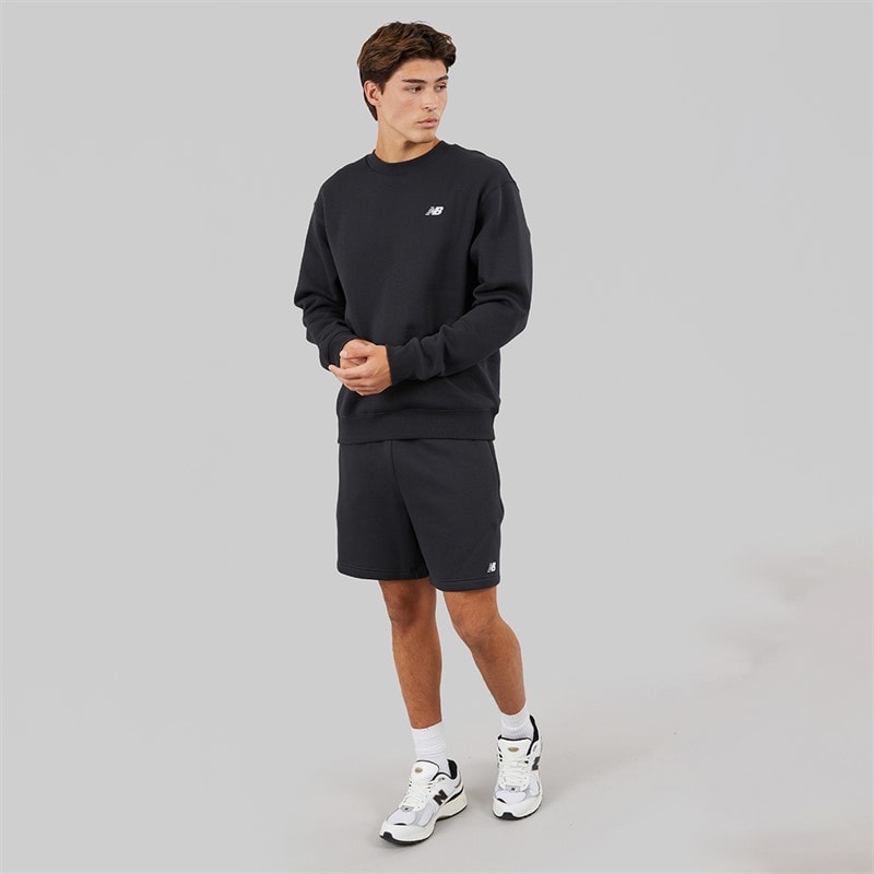 New Balance Mens Sport Essentials Shorts Black - Image 3