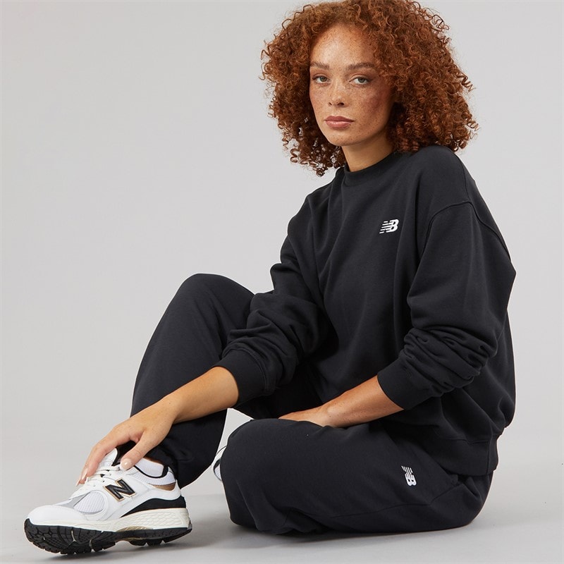 New Balance Womens Sport Essentials Joggers Black - Image 3