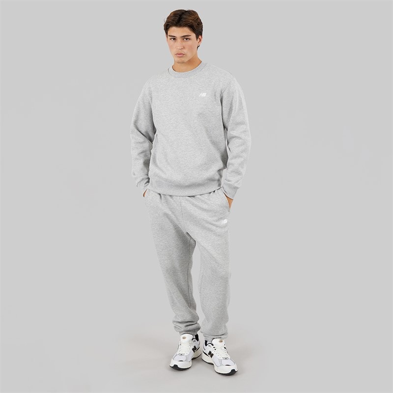 New Balance Mens Sport Essentials Sweatshirt Athletic Grey Heather - Image 3