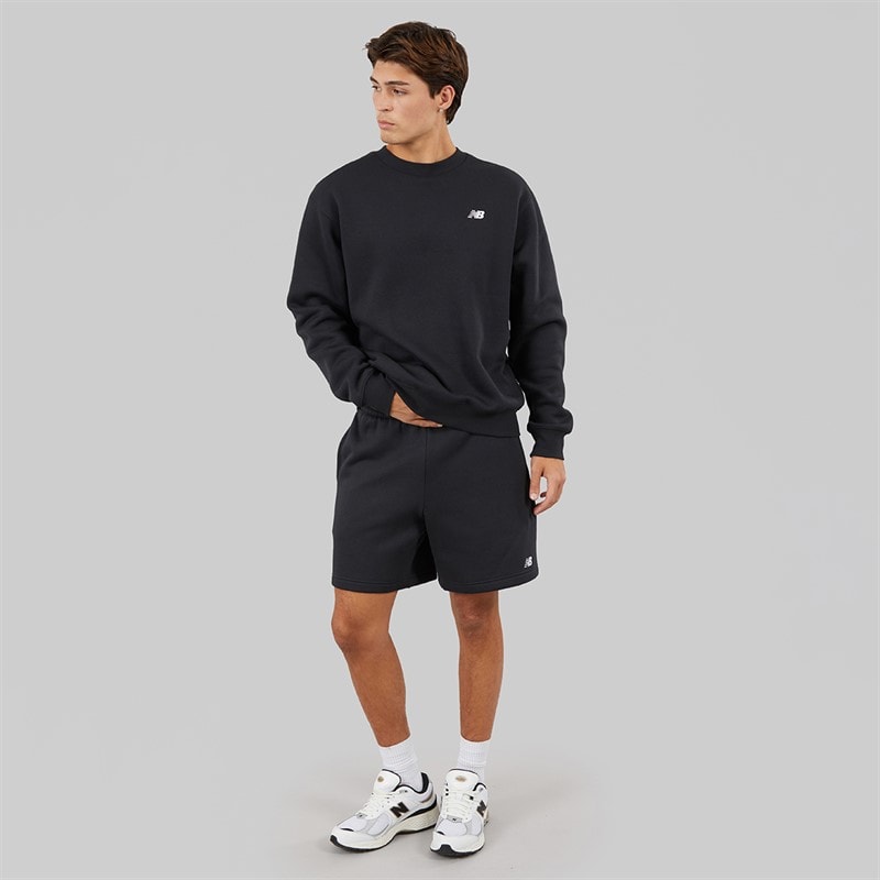 New Balance Mens Sport Essentials Sweatshirt Black - Image 3