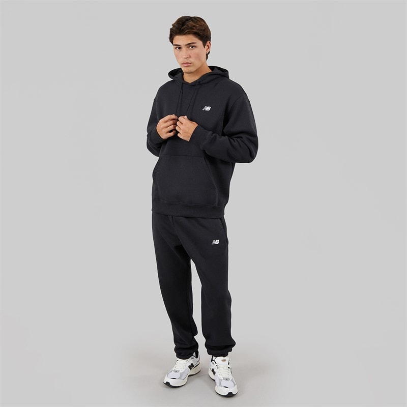 New Balance Mens Sport Essentials Fleece Hoodie Black - Image 3