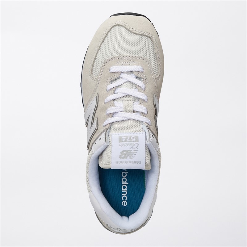 New Balance Womens 574 Core Trainers Nimbus Cloud/White - Image 5